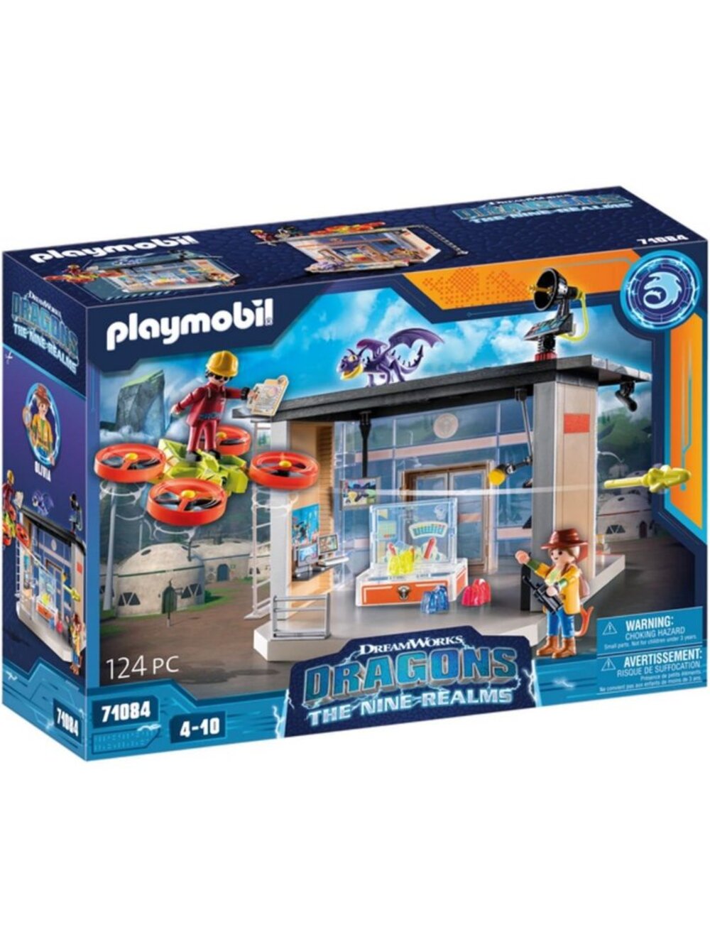 Dragons Playset with Icaris Lab - Adventure Toy for Kids, Imaginative Play